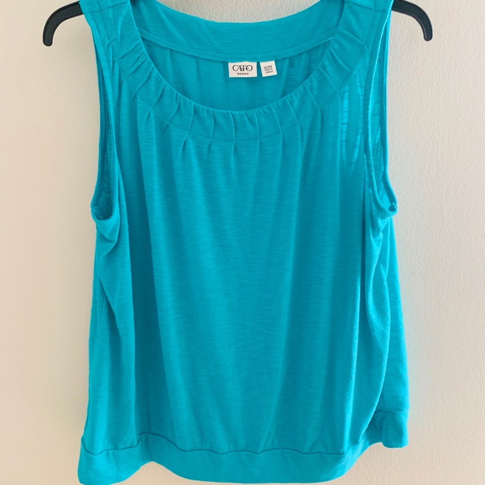 Blue tank